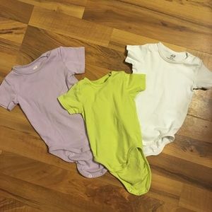 H&M organic cotton onesies